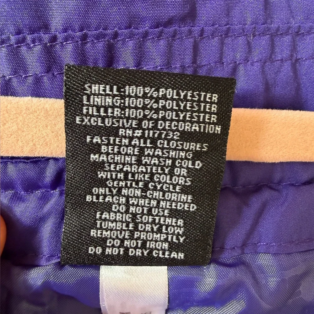 ZeroXposur Kids Purple Snow Overalls Size L-6X